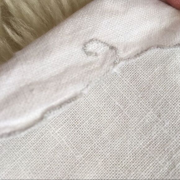 Vintage 30s Handmade Embroidered Doily/ Napkin - Picture 7 of 12